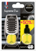 Ароматизатор воздуха Aroma Car Supreme Duo Black, Польша